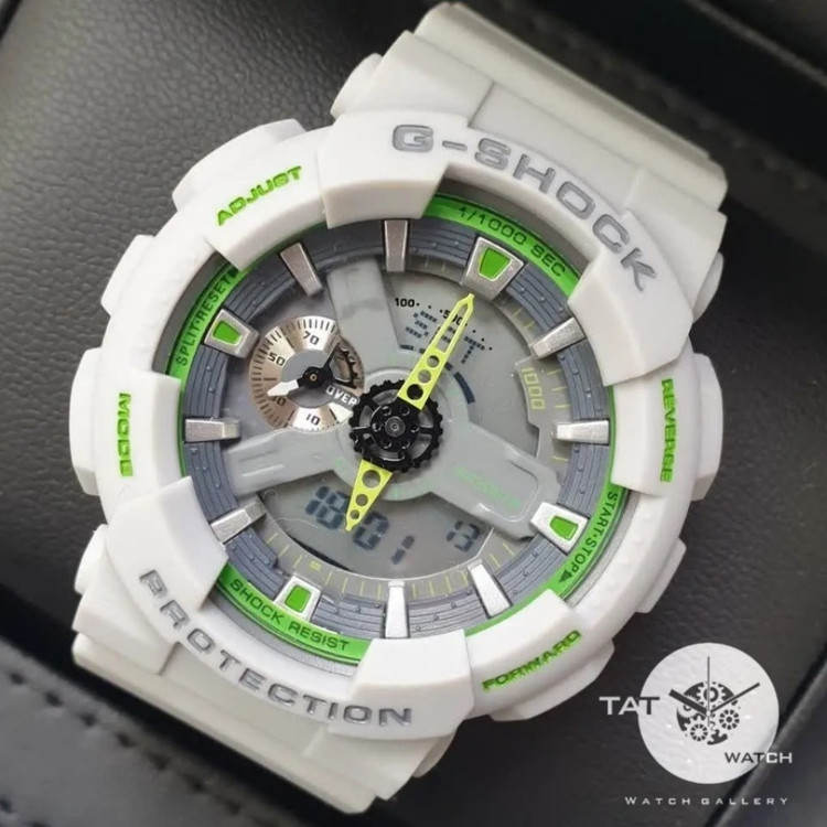 ساعت مچی جی شاک GA110 با 50 رنگبندی کیفیت مسترکوالیتی دارای جعبه جی شاک و یک سال G-Shock