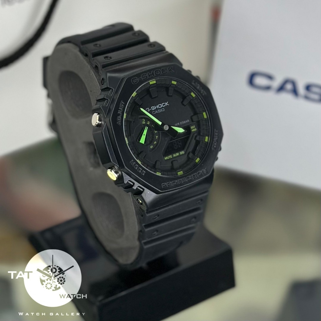ساعت مردانه زنانه جی شاک Ga2100 موتور ژاپن یکسال جعبه G-Shock کاسیو ساعت مچی