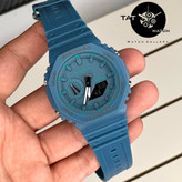 ساعت مردانه جی شاک Ga2100BL موتور ژاپن یکسال با جعبه Casio G-Shock ساعت مچی جیشاک