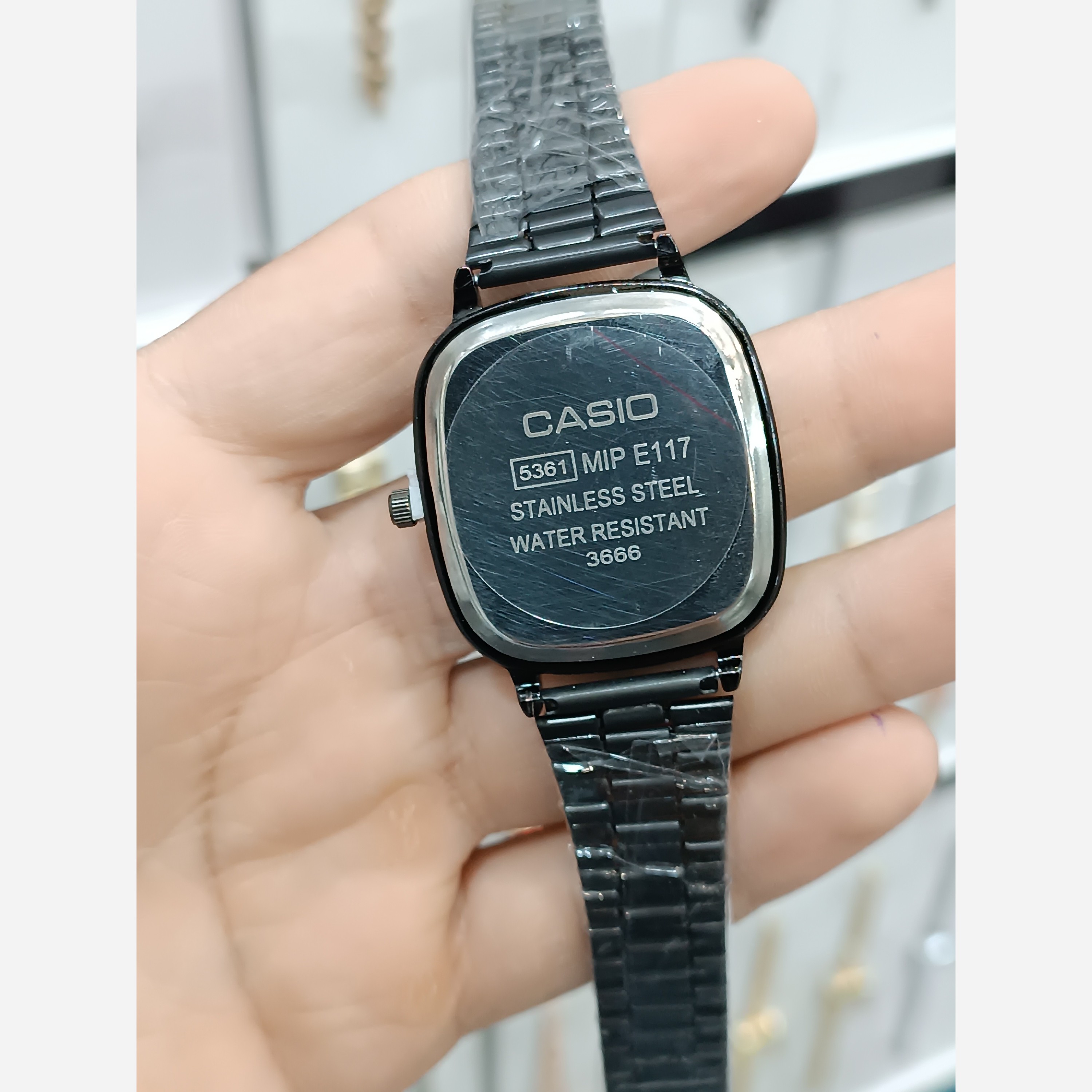 ساعت ست کاسیو اولدمانی گرید +++A فول بلک(مشکی) زنانه و مردانه اصلی casio درجه یک ضمانتی مافیایی