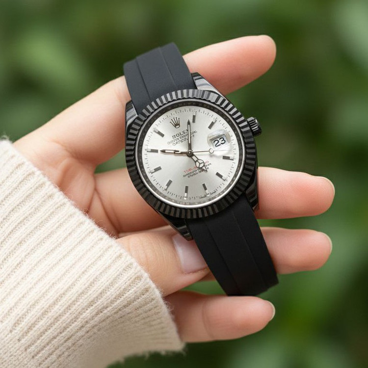 ساعت مچی مردانه رنگ ثابت و ضد آب رولکس دارای رنگبندی متنوع Rolex