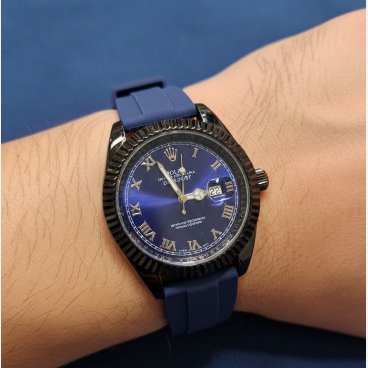 ساعت مچی مردانه رنگ ثابت و ضد آب رولکس دارای رنگبندی متنوع Rolex