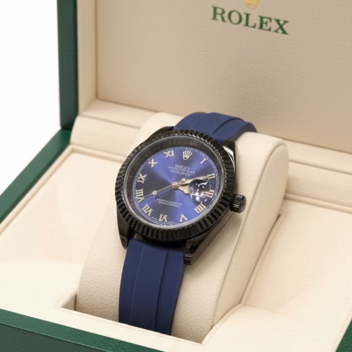 ساعت مچی مردانه رنگ ثابت و ضد آب رولکس دارای رنگبندی متنوع Rolex