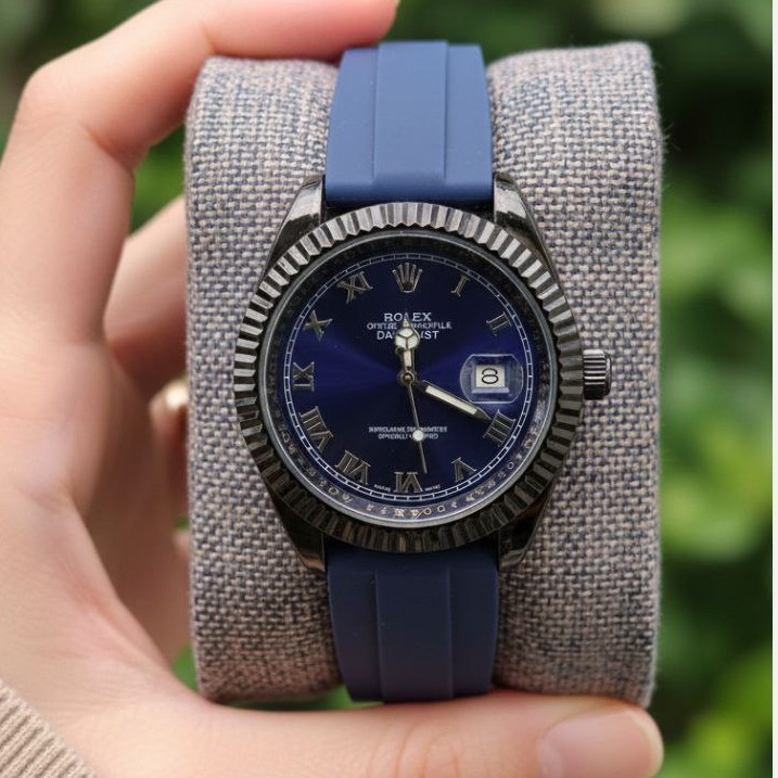 ساعت مچی مردانه رنگ ثابت و ضد آب رولکس دارای رنگبندی متنوع Rolex