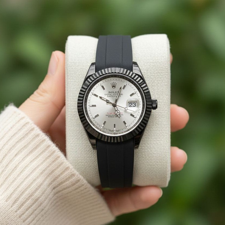 ساعت مچی مردانه رنگ ثابت و ضد آب رولکس دارای رنگبندی متنوع Rolex
