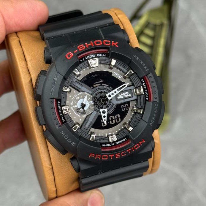ساعت مچی دو زمانه کیفیت مستر کاسیو جیشاک Casio