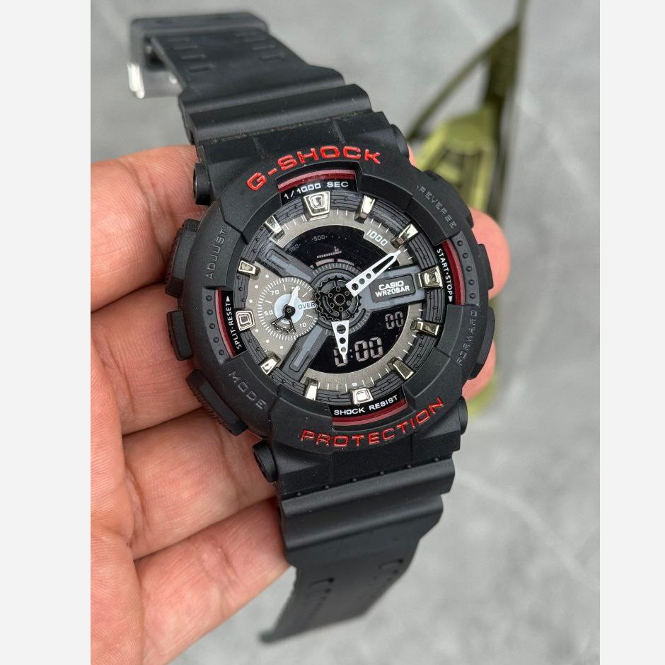 ساعت مچی دو زمانه کیفیت مستر کاسیو جیشاک Casio