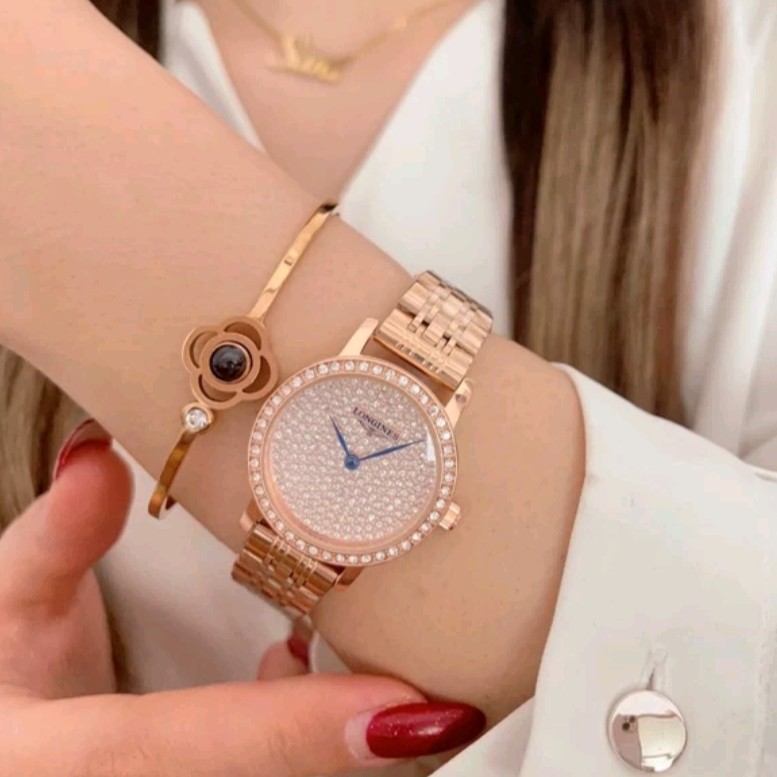 ساعت مچی زنانه بند استیل لونجین longines