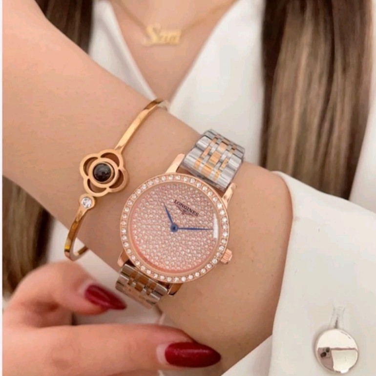 ساعت مچی زنانه بند استیل لونجین longines