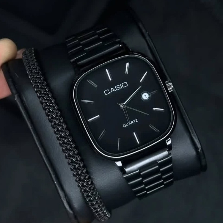 ساعت مچی مردانه بند استیل کلاسیک کاسیو اولدمانی Casio