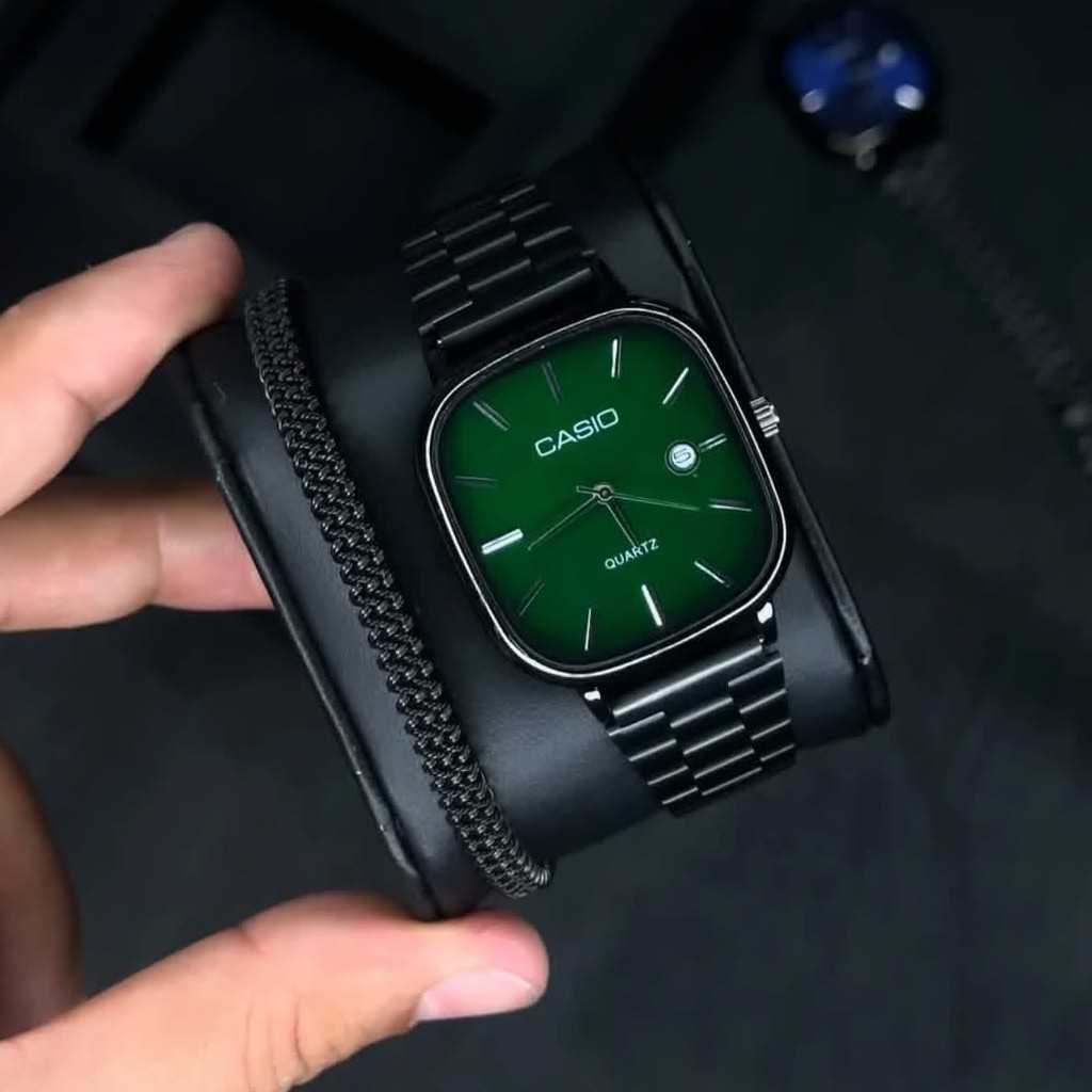 ساعت مچی مردانه بند استیل کلاسیک کاسیو اولدمانی Casio