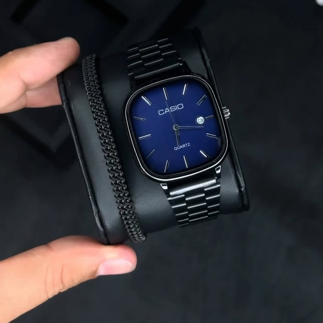 ساعت مچی مردانه بند استیل کلاسیک کاسیو اولدمانی Casio