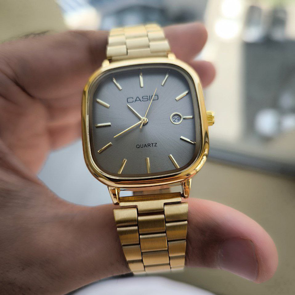 ساعت مچی مردانه بند استیل کلاسیک کاسیو اولدمانی Casio