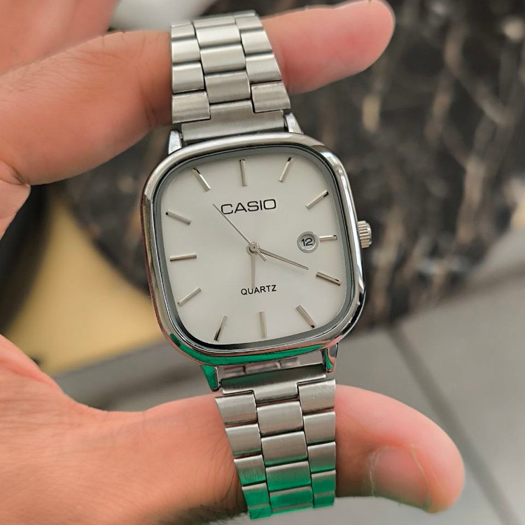 ساعت مچی مردانه بند استیل کلاسیک کاسیو اولدمانی Casio