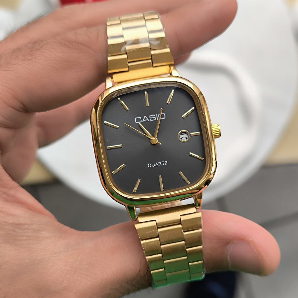 ساعت مچی مردانه بند استیل کلاسیک کاسیو اولدمانی Casio