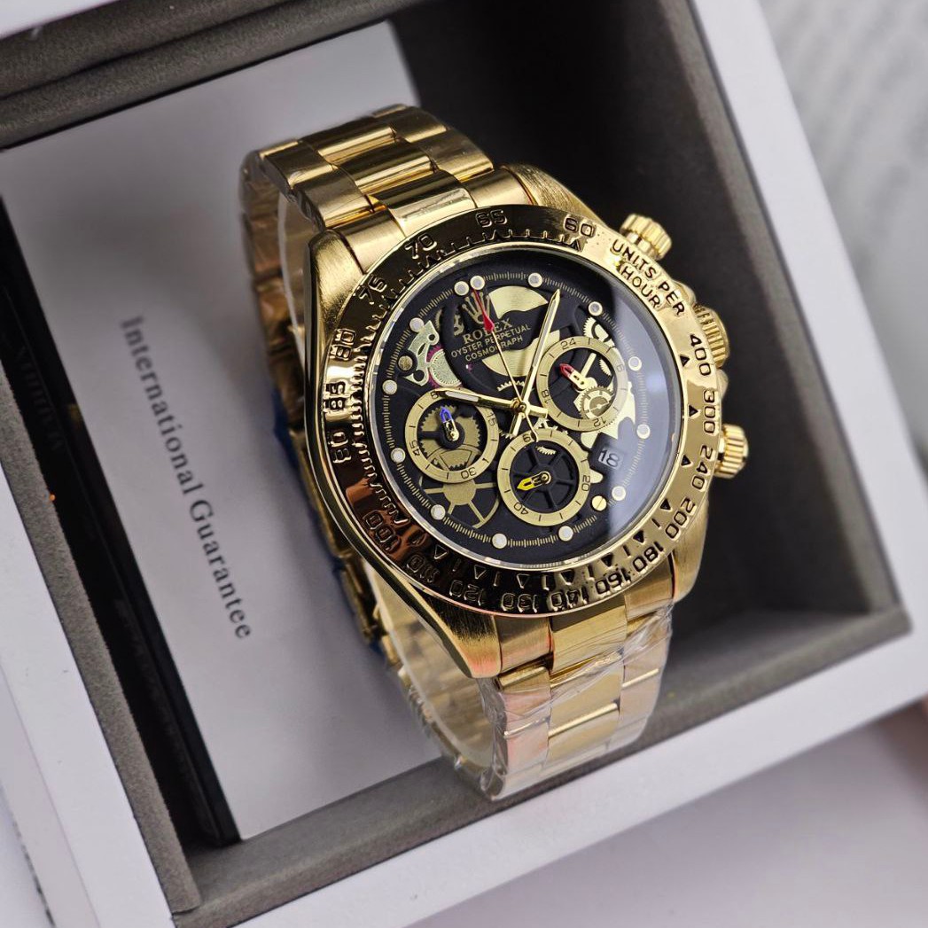 ساعت مچی مردانه رولکس Rolex دیتونا کرنوگراف daytona بند استیل قاب کربنی