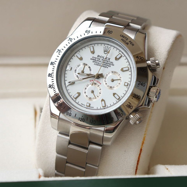 ساعت مچی مردانه رولکس Rolex دیتونا کرنوگراف daytona بند استیل قاب کربنی