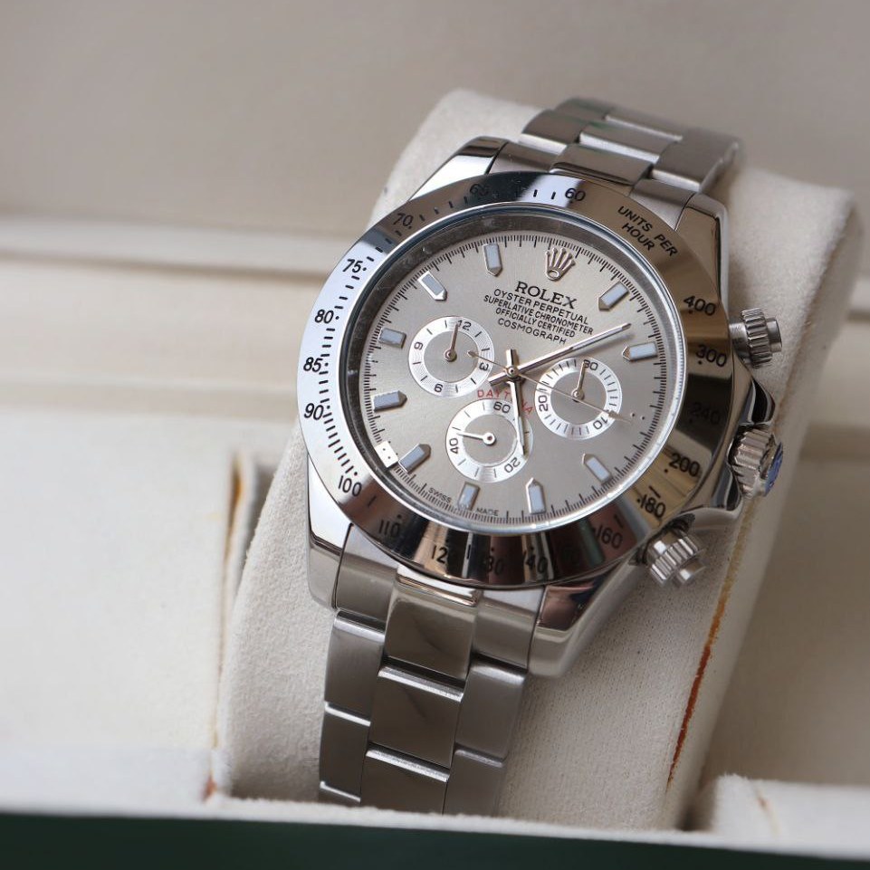 ساعت مچی مردانه رولکس Rolex دیتونا کرنوگراف daytona بند استیل قاب کربنی