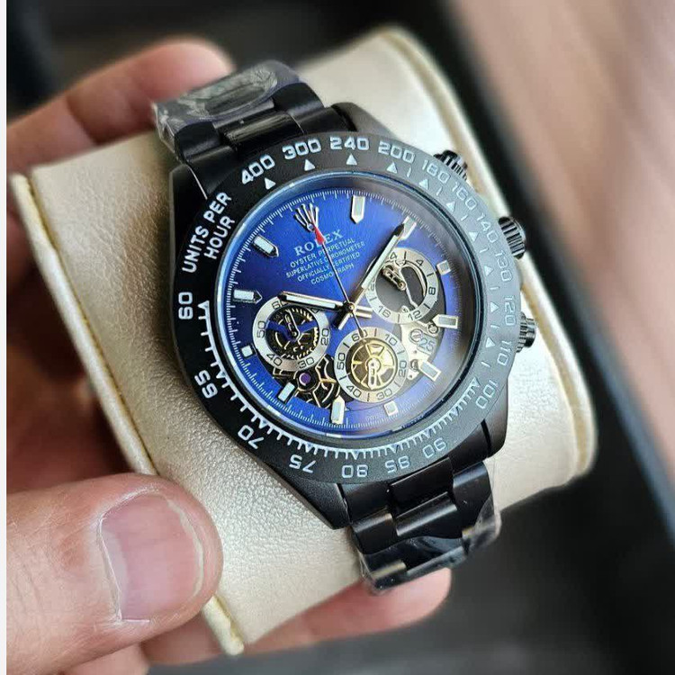 ساعت مچی مردانه رولکس Rolex دیتونا کرنوگراف daytona بند استیل قاب کربنی