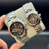 ساعت مچی زنانه مردانه بند استیل طرح کرنو کاسیو Casio