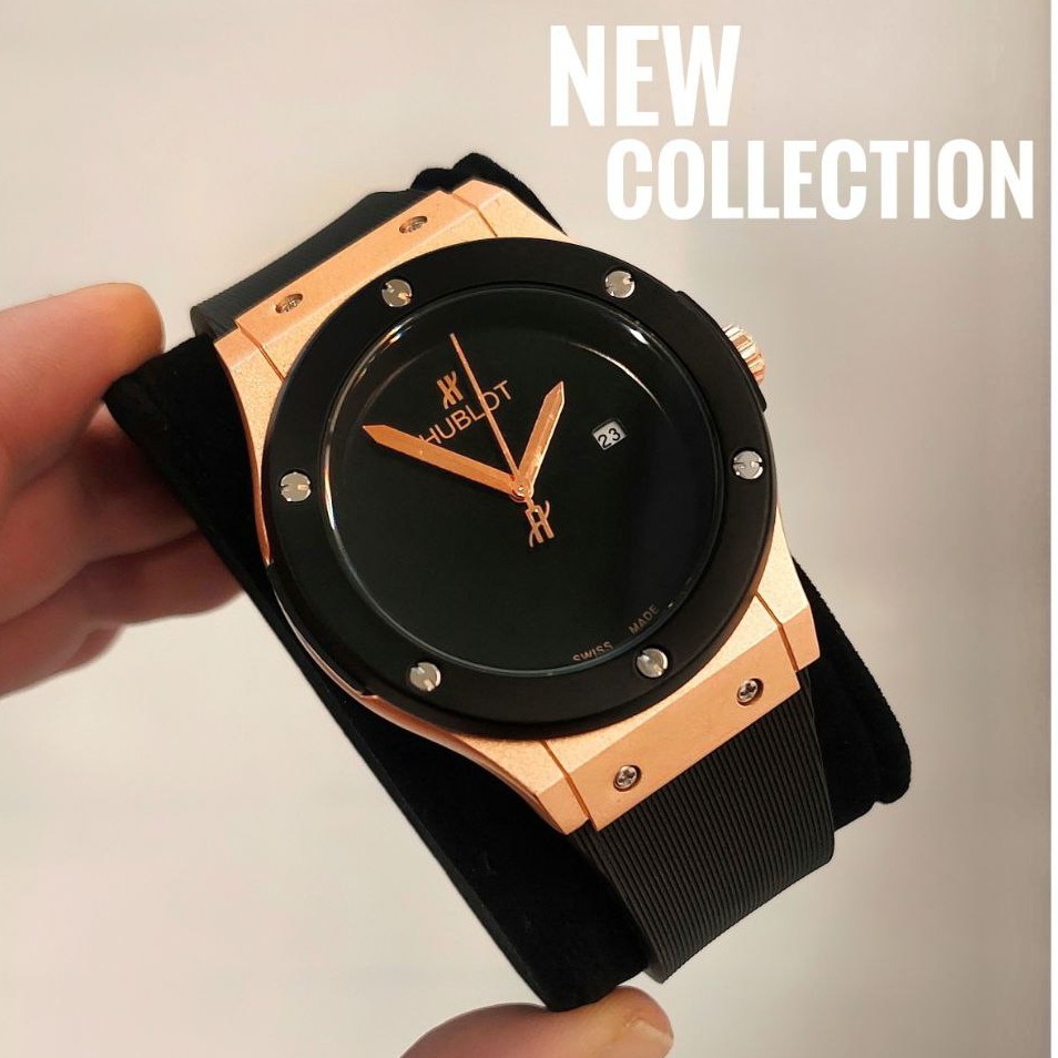ساعت مچی مردانه شیک و جذاب هابلوت دارای رنگبندی HUBLOT