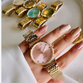 ساعت مچی زنانه مردانه بند استیل رنگ ثابت ضداب Longines
