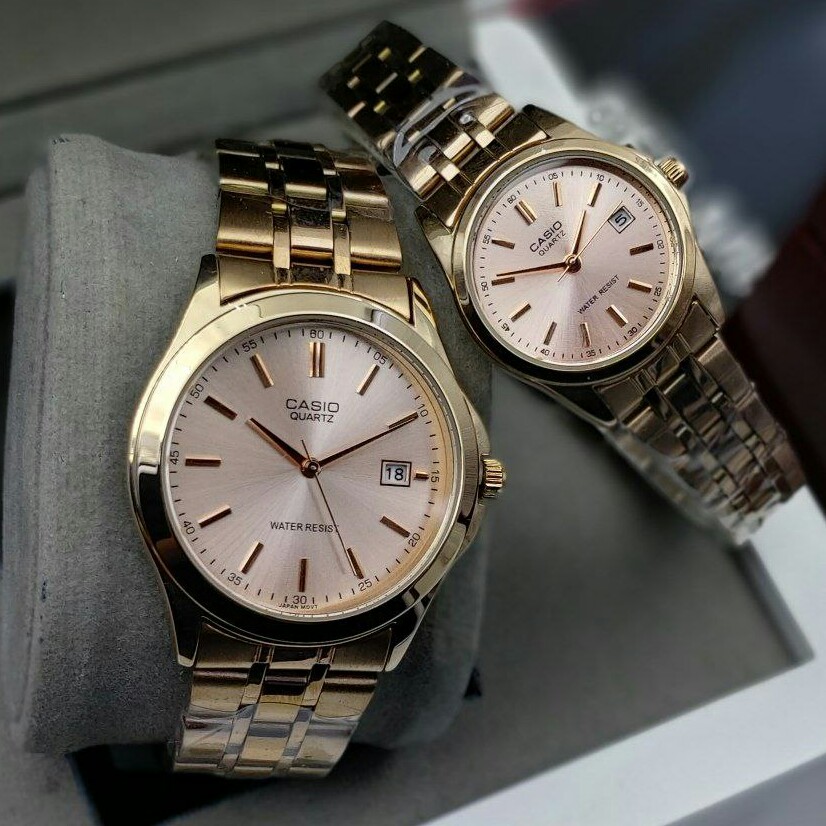 ساعت زنانه یا مردانه کاسیو کیفیت مستر ضداب کیفیت قوی رنگ ثابت Casio