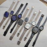 ست زنانه مردانه ساعت مچی مردانه بند استیل کلاسیک کاسیو Casio