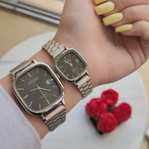 ست زنانه مردانه ساعت مچی مردانه بند استیل کلاسیک کاسیو Casio