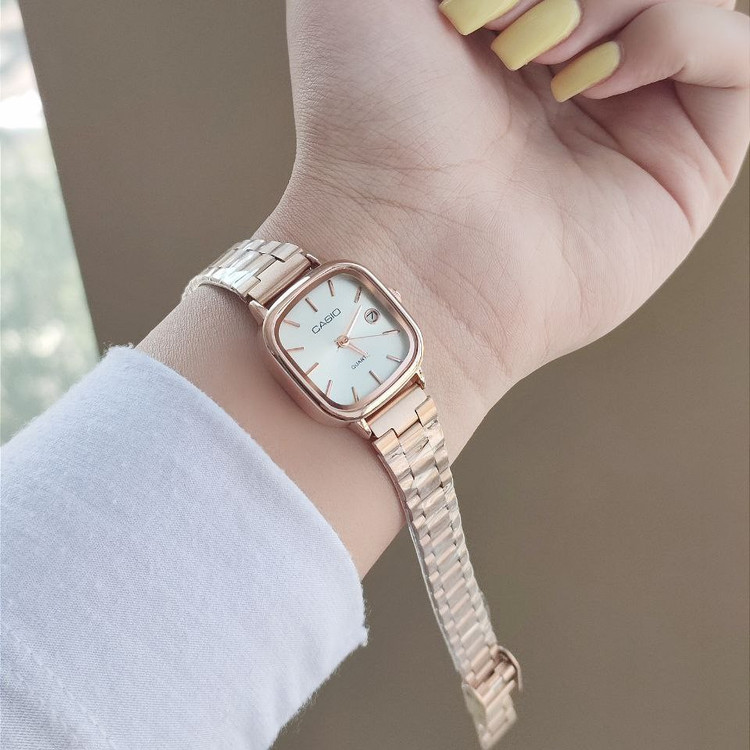 ساعت مچی زنانه بند استیل کلاسیک کاسیو کیفیت مستر Casio