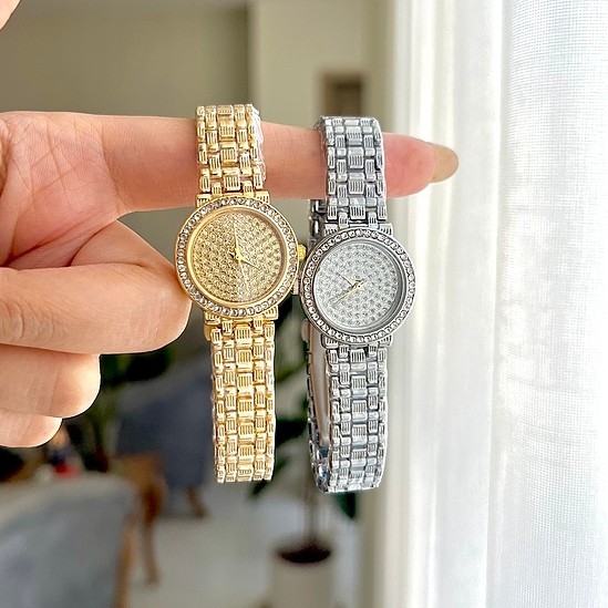 ساعت مچی زنانه مخراج کاری شده شیک و مجلسی Diamond