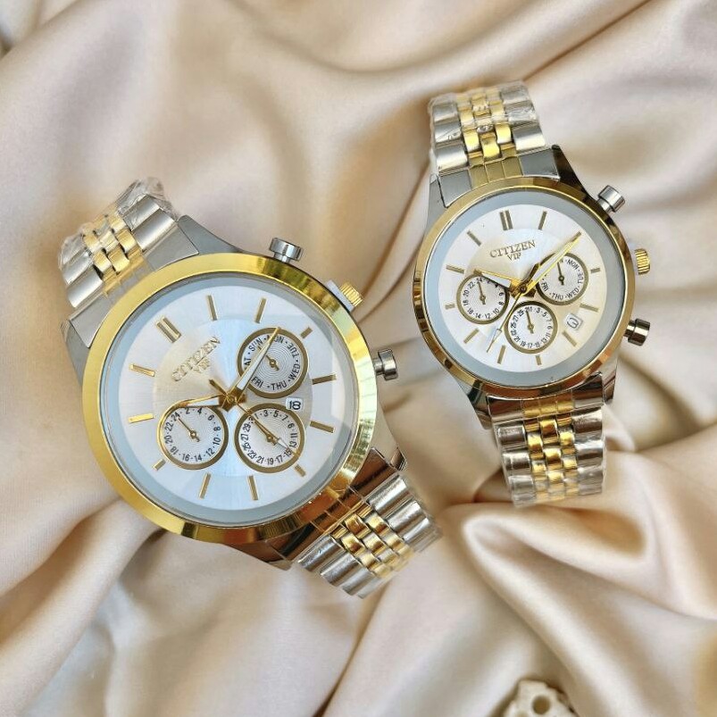 ساعت مچی زنانه یا مردانه سیتیزن بند استیل قفل کلیپسی Citizen
