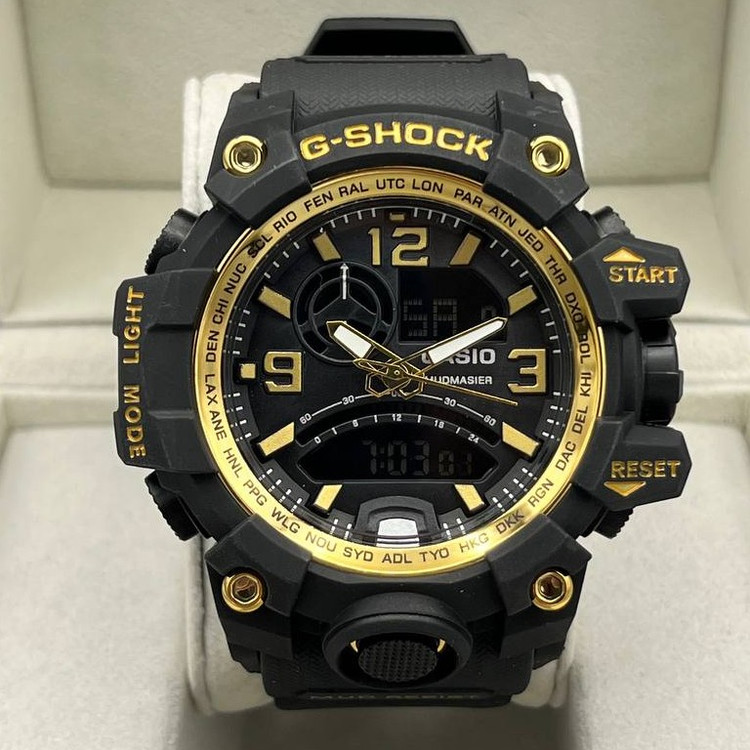 ساعت مچی مردانه دو زمانه دوبل تایم کاسیو جیشاک دارای رنگبندی Casio
