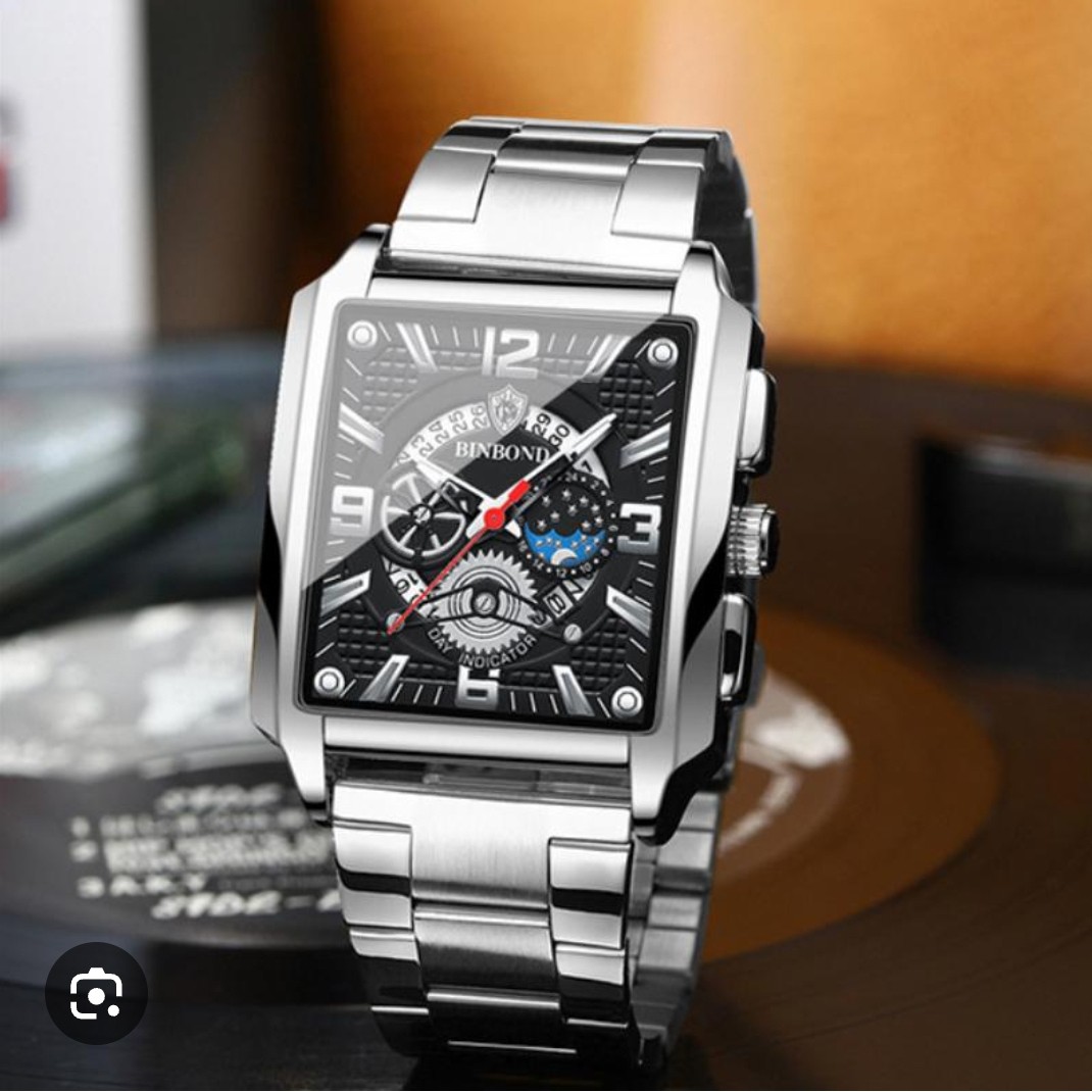 ساعت مچی مردانه اورجینال رنگ ثابت ضداب شبنما دار بینبند