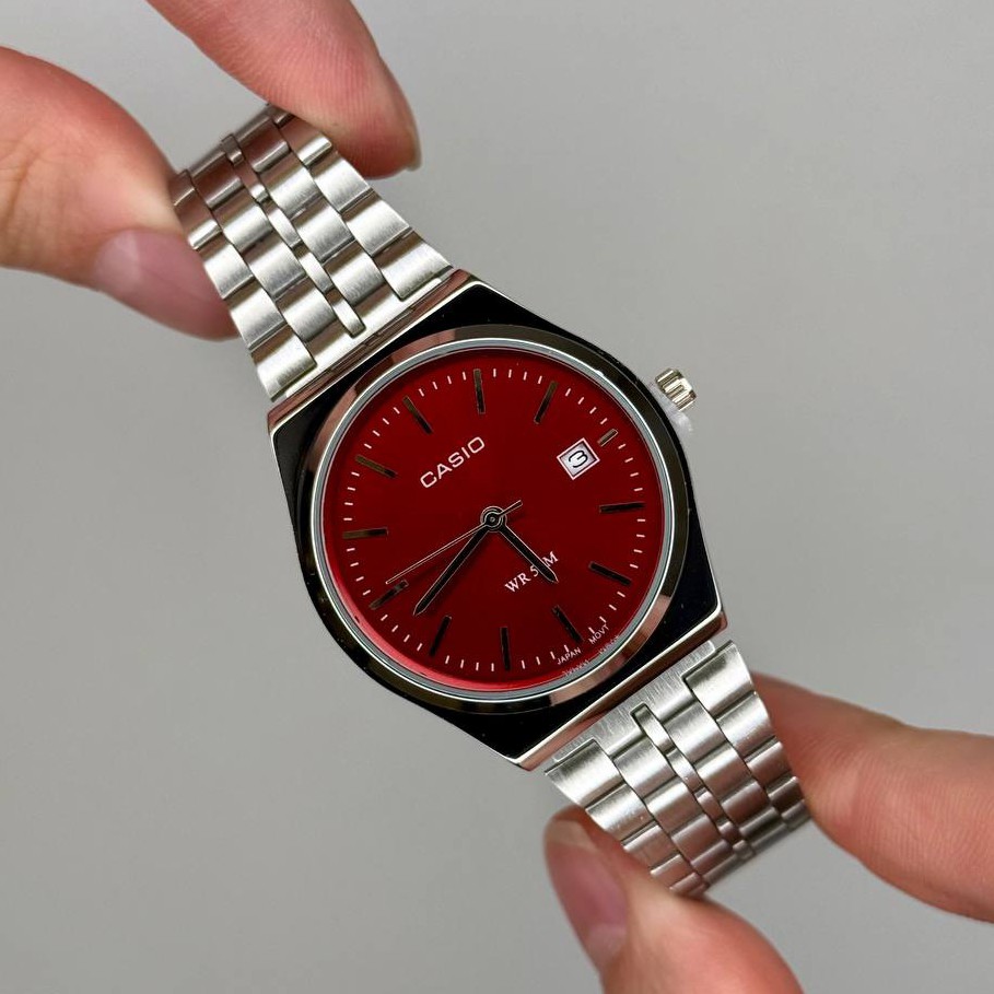 ساعت مچی مردانه کلاسیک بند استیل کاسیو گاد فادر Casio