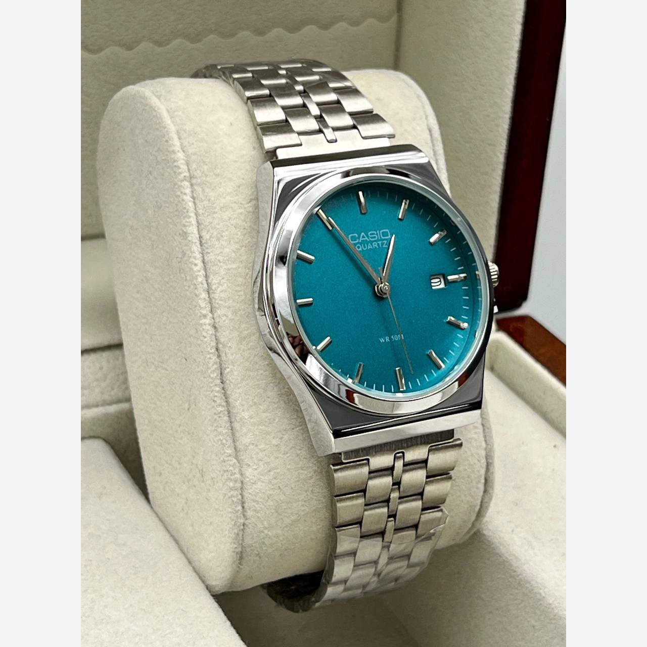 ساعت مچی مردانه کلاسیک بند استیل کاسیو گاد فادر Casio
