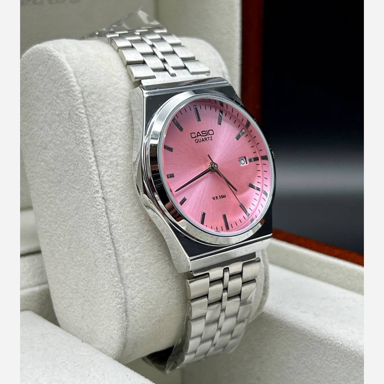 ساعت مچی مردانه کلاسیک بند استیل کاسیو گاد فادر Casio