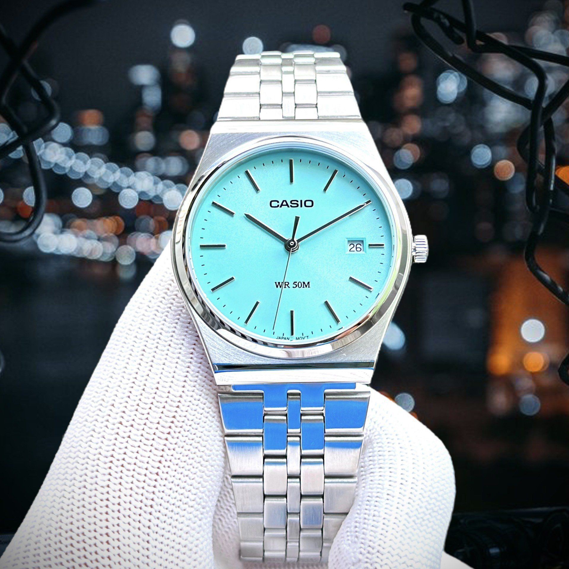 ساعت مچی مردانه کلاسیک بند استیل کاسیو گاد فادر Casio