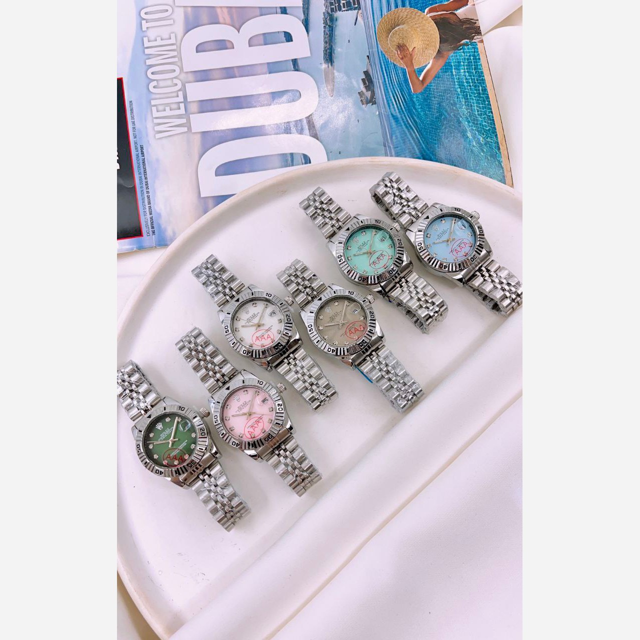 ساعت مچی زنانه رولکس گرید کیفیتی AAA دیت جاست Rolex date just