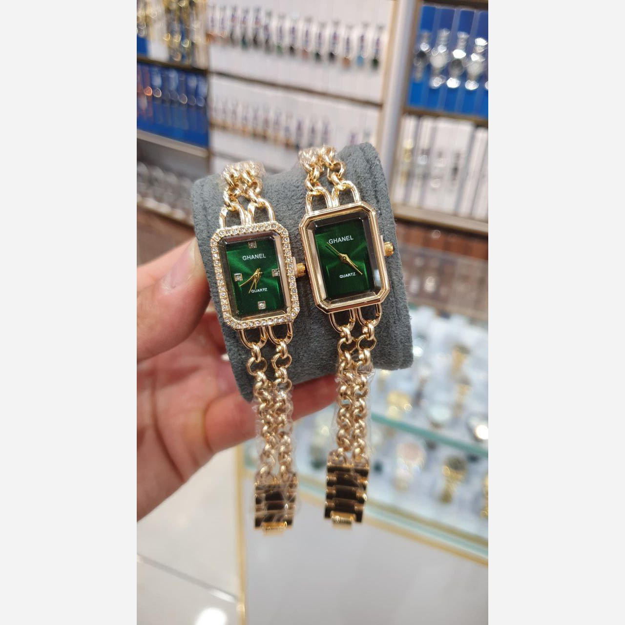 ساعت مچی زنانه چنل بند استیل زنجیری طرح کارتیر chanel