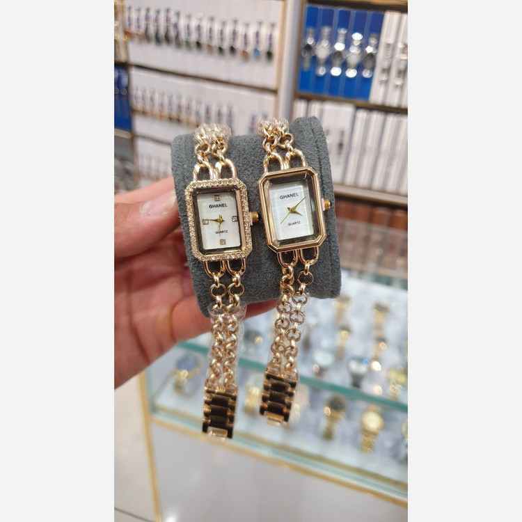 ساعت مچی زنانه چنل بند استیل زنجیری طرح کارتیر chanel
