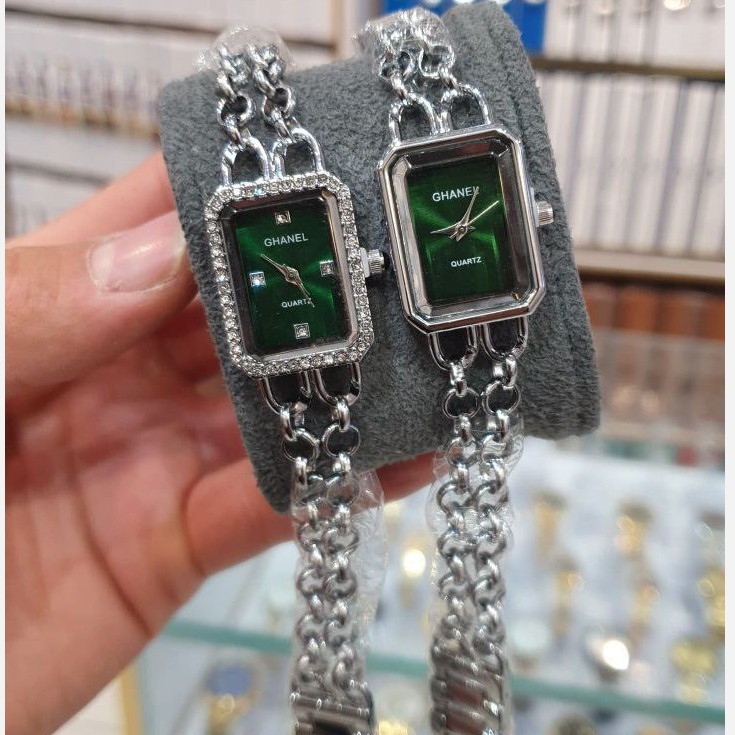 ساعت مچی زنانه چنل بند استیل زنجیری  طرح کارتیر chanel