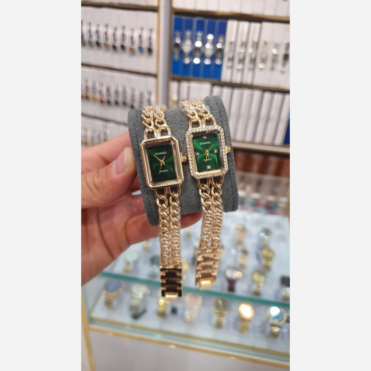 ساعت مچی زنانه چنل بند استیل زنجیری طرح کارتیر chanel