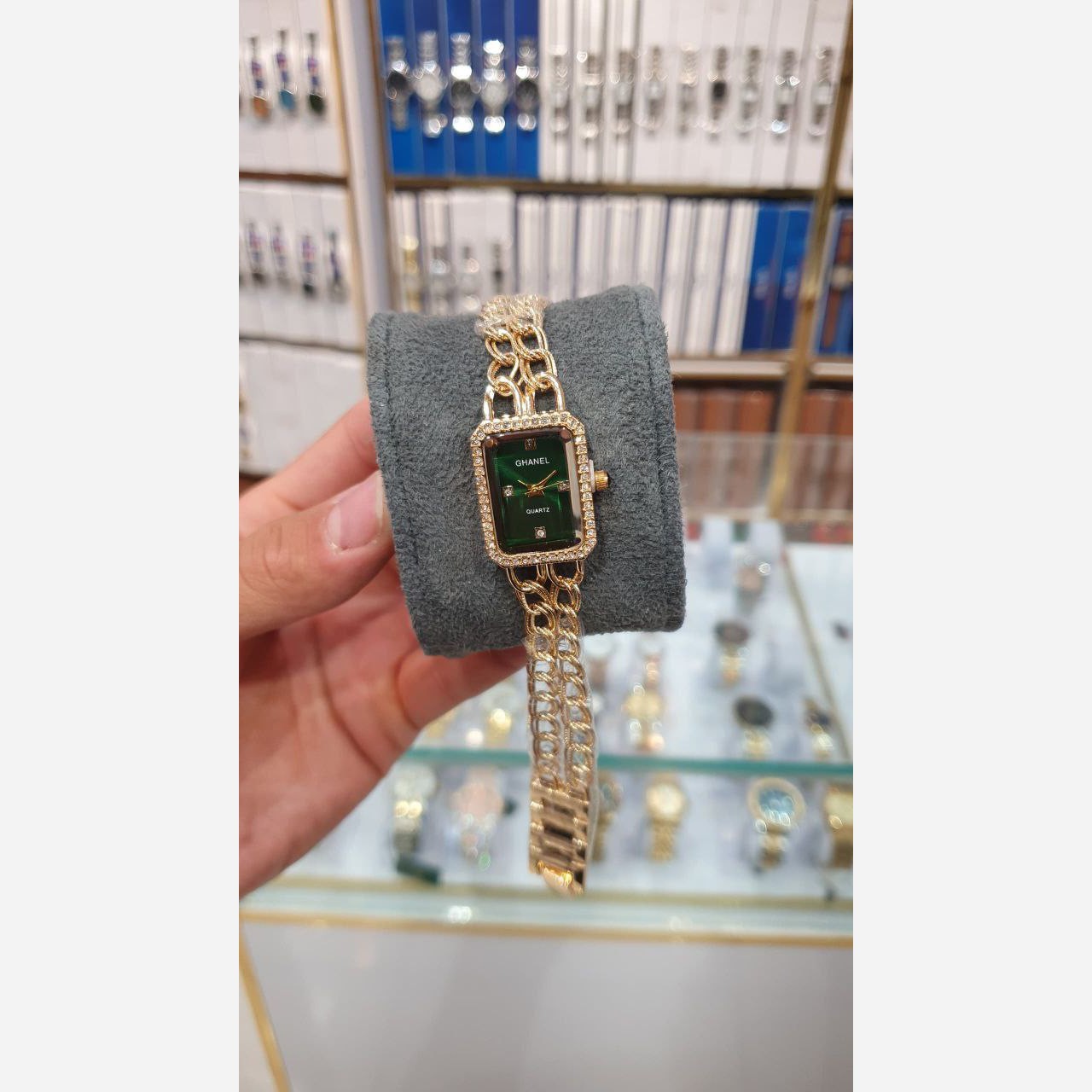 ساعت مچی زنانه چنل بند استیل زنجیری طرح کارتیر chanel