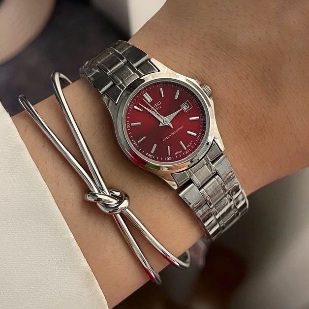 ساعت مچی زنانه بند استیل کاسیو Casio