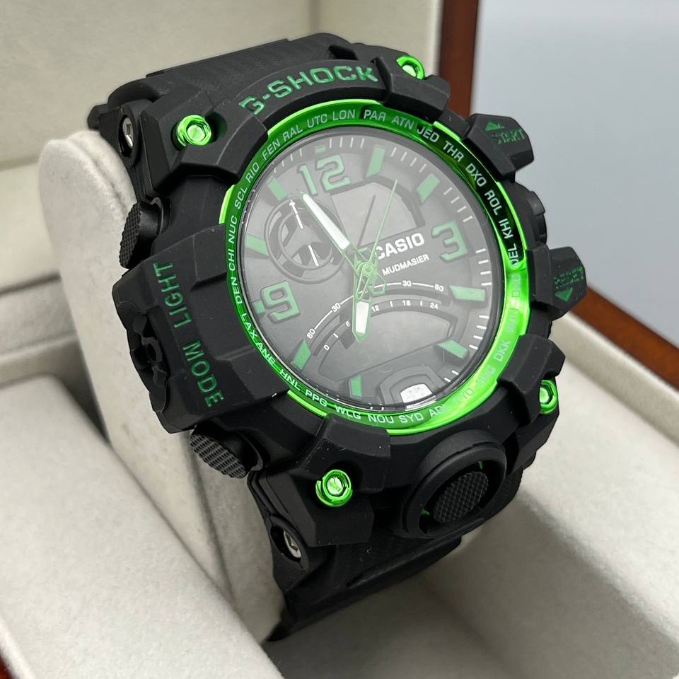 ساعت مچی مردانه دو زمانه کاسیو جیشاک Casio