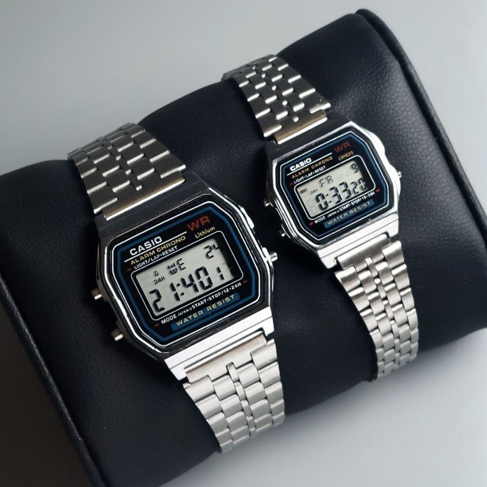 ست زنانه مردانه ساعت مچی دیجیتال کاسیو Casio نوستالژی