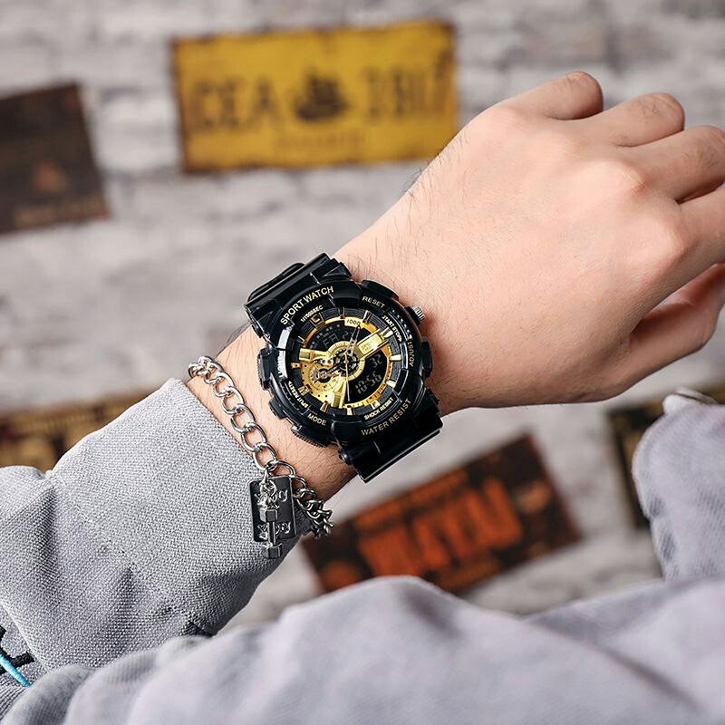 ساعت مچی دخترانه و پسرانه دوزمانه اسپرت کیفیت قوی Sport watch