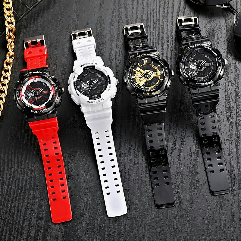ساعت مچی دخترانه و پسرانه دوزمانه اسپرت کیفیت قوی Sport watch