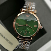 ساعت مچی زنانه 2 موتور فعال زیر ثانیه امپریو ارمانی Emporio armani
